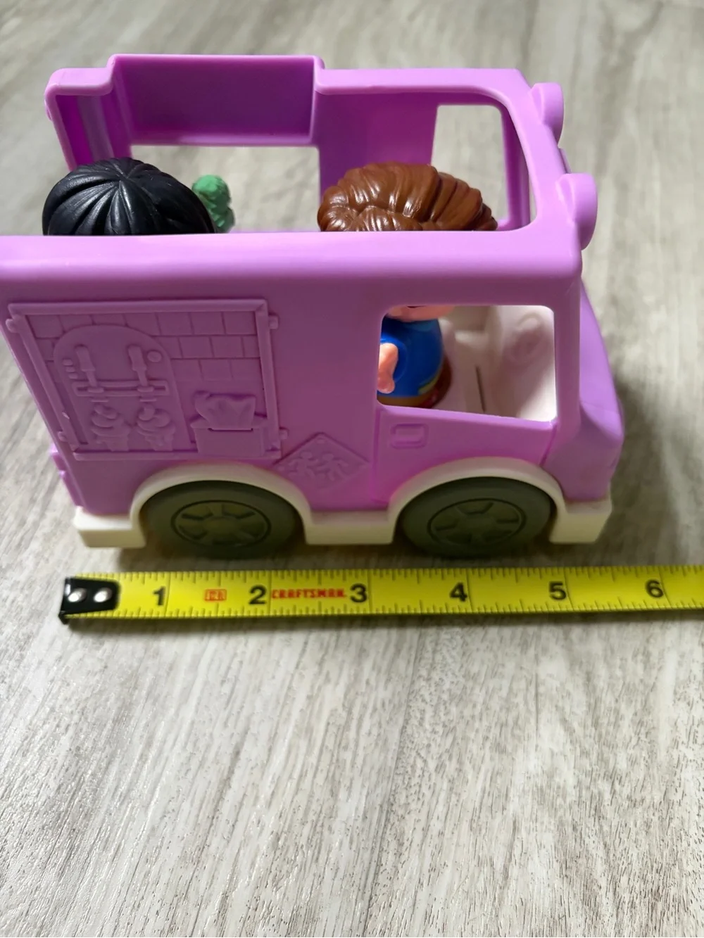 Little People Purple Ice Cream Truck Playset with 2 Dolls